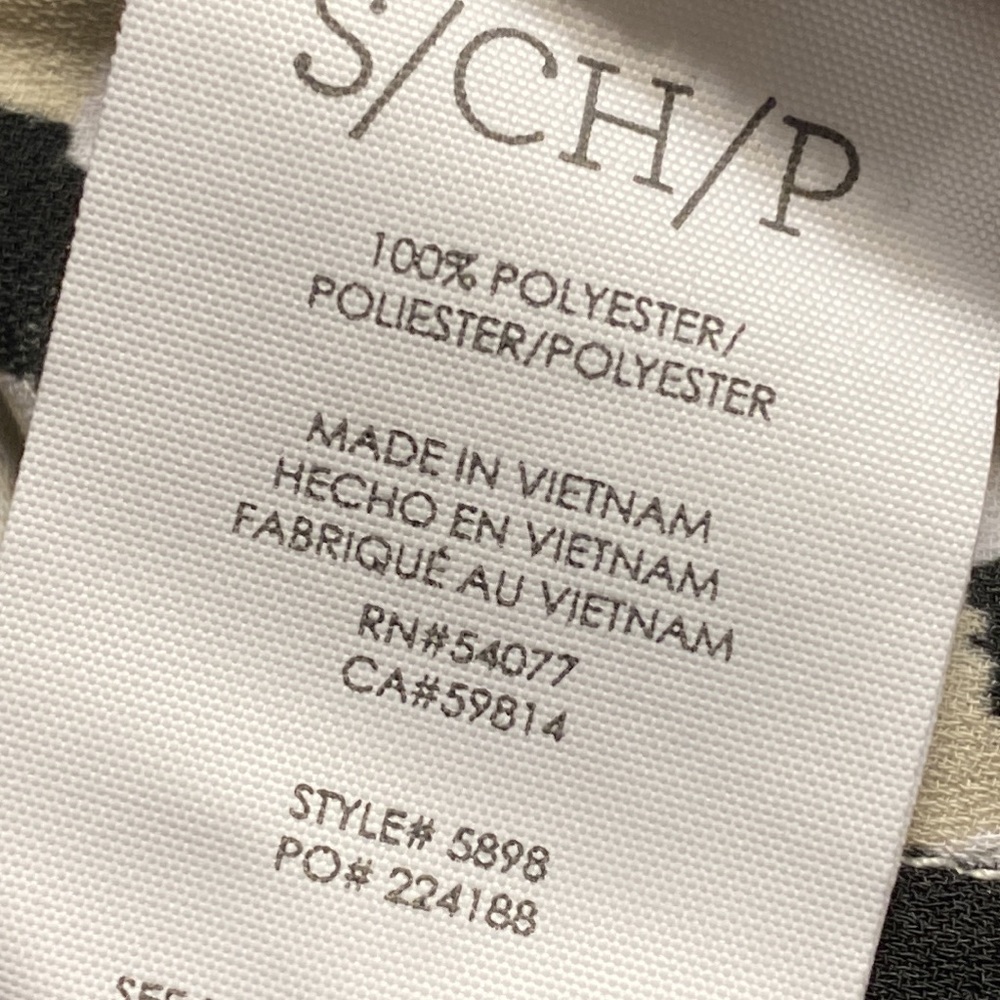 CAbi 5898 Rosette Blouse Spring 2021 Small NWT - Picture 9 of 11